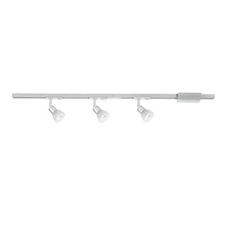 Portfolio 4 Ft Silver White Linear Track Lighting Head With White Glass Model P4k3610sl Amy S Adamsero