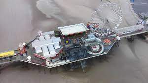North pier is the most northerly of the three coastal piers in blackpool, england. Blackpool Central Pier Fire Destroys Fairground Ride Bbc News