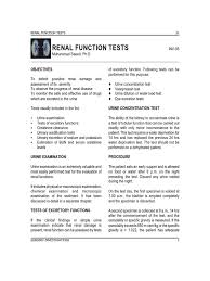 A physician will order this test if he or she believes your kidneys are not working properly, or to monitor a patient who has diabetes or high blood pressure. Renal Function Tests Renal Function Creatinine