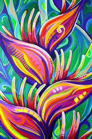 Heliconia Tropical Flower Painting By Eve Izzett Paintings For Sale Bluethumb Online Art Gallery Flower Painting Flower Art Painting Plant Painting