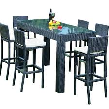 For easy storing and cleaning purposes these chairs stack up to 23 high. Rattan High Back Dining Chair Long Table Furniture Set E Buy Furniture