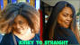 African American Brazilian Blowout Natural Hair