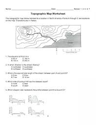 7 Topographic Map Reading Worksheet Map Worksheets Reading Worksheets Map Reading