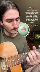 Verse of a new song called wide open