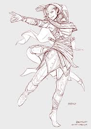 Line Art For A Tiefling Castanet Dancer College Of Glamour Bard Npc I Might Be Introducing Soon Kinda Messy But I Just Character Art Dancers Art Tiefling Bard