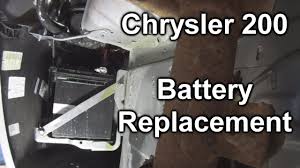 Certain vehicles may have unrepaired safety recalls. Chrysler 200 Battery Replacement The Battery Shop Youtube