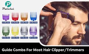 8 Pieces Hair Clipper Guards Attachments, Hair Clipper Guide Combs  Replacement Guards for Universal Hair Clipper and Trimmer, Replacement  Lengths from 1/8 to 1 Inch (3-25 mm) : Amazon.co.uk: Health & Personal Care