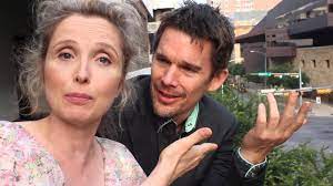 Richard linklater julie delpy ethan hawke. Don T Talk Psa Julie Delpy And Ethan Hawke Alamo Drafthouse Youtube