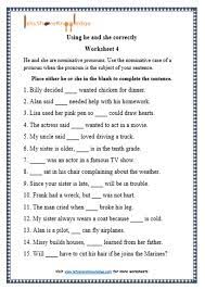 Get free kindergarten worksheets designed to fit into a standard kindergarten curriculum. Grade 1 Grammar He And She Printable Worksheets Lets Share Knowledge