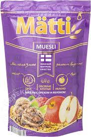 Matti muesli plus батончик мюсли клюква, 6 шт по 24 г. Kupit Myusli Matti Oreh I Yabloko 250g S Dostavkoj Na Dom Po Cene 125 00 Rub V Internet Magazine Perekryostok Vprok