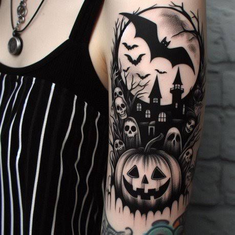 35 Halloween Tattoo Ideas: Spooky, Cute & Unique Designs