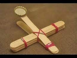 How To Make A Catapult Out Of Household Items Easy - Youtube