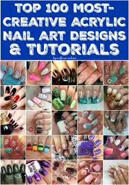 Trendy acrylic nail design ideas | long acrylic nails. Top 100 Most Creative Acrylic Nail Art Designs And Tutorials Diy Crafts
