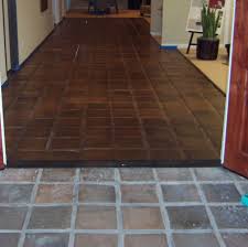 If you don't know, i would recommend that you consult a stone add water until you get a soupy consistency. Aqua Mix Stain Spanish Oak Pint Tile Stained Ceramic Tile Floor Kitchen Saltillo Tile Floor