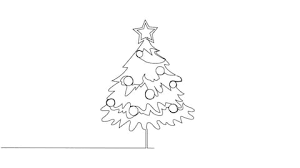 Hand drawn christmas and new years postcard with cute little angel. Christmas Tree Drawing Stock Video Footage 4k And Hd Video Clips Shutterstock