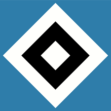 The logo of hamburger sv is featureless being only a 45 degree angled white and black square inside a blue colored rectangle. Hsv Download Logo Icon Png Svg