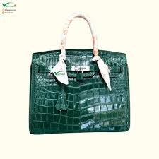 Túi Nữ Da Cá Sấu Bóng Kính