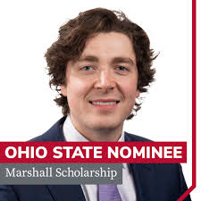 It's time to introduce our Marshall Scholarship nominees. First up is James  Carpenter. The biomedical science major is also working