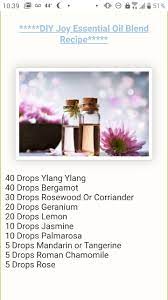Diy Joy Essential Oil Blend Joy Essential Oil Essential Oil Blends Essential Oil Blends Recipes