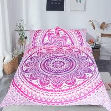 Voici la description des housses de couette : Parure Housse De Couette Mandala Rose Parure Housse De Couette Housse De Couette Jeux De Housse De Couette