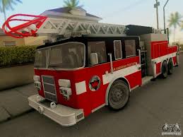 Pierce Firetruck Ladder Sa Fire Department For Gta San Andreas