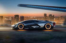 The Lamborghini Terzo Millennio Concept Is A Lightning Strike From The Future Super Sport Cars Concept Cars Sports Car