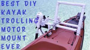 The old motor, while it technically still worked, had been rewired several times and we even had to put in. Best Diy Kayak Trolling Motor Mount Ever Kayak Trolling Motor Trolling Motor Mount Kayak Trolling Motor Mount