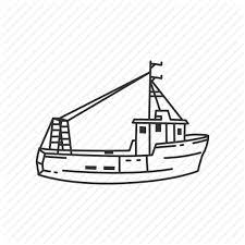 Free Free 300 Fishing Boat Outline Svg SVG PNG EPS DXF File
