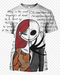3d Tim Burton Nightmare Before Christmas Poem Tshirt Jack Skellington And Sally Drawing Hd Png Download 1045x1044 6866550 Pngfind Jack skellington pumpkin carving the pumpkin king: sally drawing hd png download