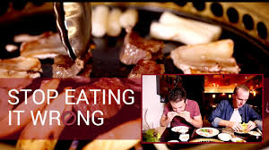 how to eat korean bbq stop eating it