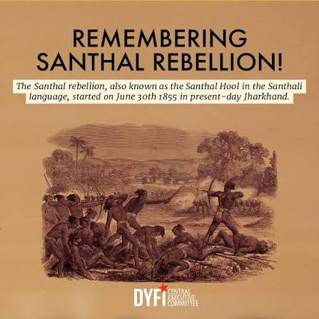 Remembering Santhal Rebellion! #Santhal #santhalrebellion #santhalhool