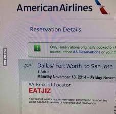American Airlines Flight Confirmations Are Pretty Unfriendly These Days American Airlines Airlines Airline Flights