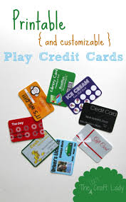 The simplest way to think of a credit card is as a type of short term loan. Printable And Customizable Play Credit Cards Dramatic Play Preschool Card Games For Kids Grocery Store Dramatic Play