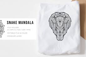 Download Snake Mandala Graphic By Vunira Creative Fabrica Yellowimages Mockups