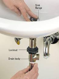 Before you install the flange, remember to clean your sink. Bathroom Sinks Undermount Pedestal More Replacing A Bathroom Sink Drain