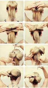 You can twist the middle of the bow or leave it flat like a classic bow. Pin By Deana Page On My Style Bow Hairstyle Thick Hair Styles Hair Beauty