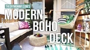 Come on in and see how it all works together. Modern Boho Deck Makeover The Diy Mommy Youtube