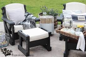 Outdoor Patio Furniture Makeover The Wood Grain Cottage Outdoor Wicker Patio Furniture White Outdoor Furniture Wicker Patio Furniture