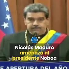 Nicolás Maduro, mandatario de Venezuela, le repitió al presidente Daniel  Noboa que no se meta en las políticas de su país y que no permita el  ingreso del Comando Sur a Ecuador. 🧐 Lee la nota 👉🏻 ...