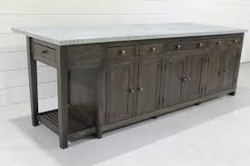 This kitchen design by chango & co. Zinc Kitchen Island Custom Built To Order Lake And Mountain Home