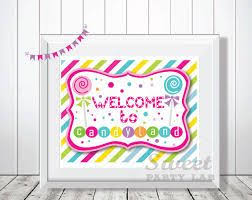 Candyland Free Printables Google Search Candyland Party Party Signs Diy Candy Themed Party