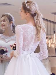 Check spelling or type a new query. Strand Standesamt A Linie Brautkleid Hochgeschlossen Wadenlang Tull Spitze Mit Armel