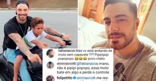Estas son todas las peliculas y series en las que ha participado felipe titto hasta el momento. Com Crianca Felipe Titto Anda De Moto Sem Capacete E Criticado E Perde A Paciencia