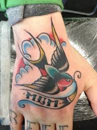 Swallow Bird Tattoo On Hand Meaning Swallow Tattoo Designs For Men Google Search Hand Tattoos Swallow Tattoo Neck Tattoo