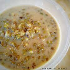 The beans are boiled till soft, and sugar and coconut milk are added. Resepi Bubur Kacang Hijau Durian Yang Sedap Dan Mudah