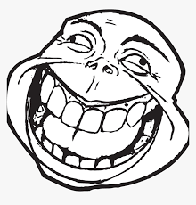 Big Open Mouth Troll Face - Funny Meme Faces Png, Transparent Png ...
