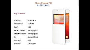 Gionee Pioneer P4S Phone for Rs. 7799 ...