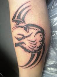 Head of crab tattoo ornamented with maori style elements. Crawfish Tattoo Realized By Icgreen On Deviantart