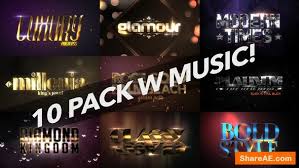 The template can be easily customized to change colors and text. Videohive 4k 1980s 10 Logo Text Intro Pack Free After Effects Templates After Effects Intro Template Shareae