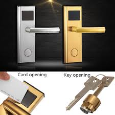 In this post, you will learn how to open a door with a card and get into your house without calling a locksmith. Rfid Intelligent Digital Card Key Unlock Hotel Stainless Steel Door Lock Anti Rust And Anti Corrosion Stable Memory Shopee Malaysia